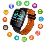 Relógio Inteligente Smartwatch A6 Inteligente Android Corrida Batimentos Pressão Arterial - Tomate