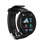 Ficha técnica e caractérísticas do produto Relógio Inteligente Smartwatch D18 - Monitor Cardíaco, Pressão, Notificação