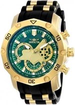 Ficha técnica e caractérísticas do produto Relógio Invicta Pro Diver 23425 Dourado / Verde