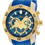 Ficha técnica e caractérísticas do produto Relógio Invicta Pro Diver 22798 Azul Dourado Masculino