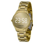 Ficha técnica e caractérísticas do produto Relógio Lince Digital Feminino MDG4617L BXKX Dourado