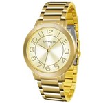 Ficha técnica e caractérísticas do produto Relógio Lince Feminino Ref: Lrgh046l C2kx Casual Dourado