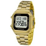 Ficha técnica e caractérísticas do produto Relógio Lince Feminino Ref: Sdg615l Bxkx Digital Dourado
