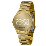 Ficha técnica e caractérísticas do produto Relógio Lince Feminino Styles Digital Dourado MDG4617L-BXKX