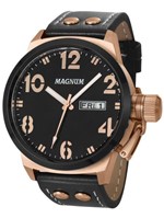 Ficha técnica e caractérísticas do produto Relógio Magnum Ma32783p Calendario Pulseira Couro
