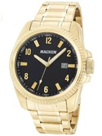 Ficha técnica e caractérísticas do produto Relógio Magnum Masculino Analógico Dourado Ma34996u