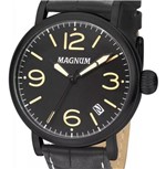 Ficha técnica e caractérísticas do produto Relógio Magnum Masculino Couro Ma21964x Preto