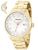 Ficha técnica e caractérísticas do produto Relógio Magnum Masculino Dourado Ma33013H