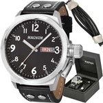 Ficha técnica e caractérísticas do produto Relógio Magnum Masculino Kit com Pulseira Ma32774c