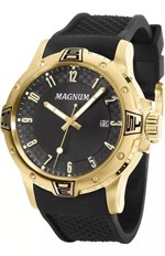 Ficha técnica e caractérísticas do produto Relógio Magnum Masculino Ma34414u Preto/dourado