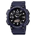 Ficha técnica e caractérísticas do produto Relógio Masculino Anadigi Casio AQ-S810W-2A2VDF - Azul - Casio