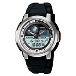 Ficha técnica e caractérísticas do produto Relógio Masculino Anadigi Casio AQF-102W-7BV - Preto - Casio*