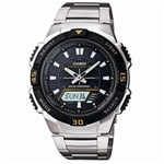 Ficha técnica e caractérísticas do produto Relógio Masculino Anadigi Casio AQS800WD1EVDF - Prata