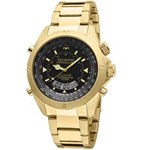 Ficha técnica e caractérísticas do produto Relógio Masculino Anadigi Technos T20565/4P - Dourado