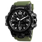 Ficha técnica e caractérísticas do produto Relógio Masculino Anadigi Tuguir TG1155 Verde