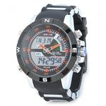 Ficha técnica e caractérísticas do produto Relógio Masculino Anadigi Weide Esporte Wh-1104 Laranja