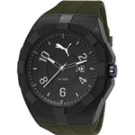 Ficha técnica e caractérísticas do produto Relógio Masculino Analógio Puma 96220G0PMNP3 - Verde Militar