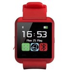 Ficha técnica e caractérísticas do produto Relógio Masculino Bluetooth Smart U8 Vermelho