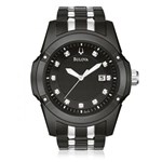 Ficha técnica e caractérísticas do produto Relógio Masculino Bulova WB21749P Aço Negro