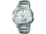 Relógio Masculino Casio Analógico - AQ 180WD 7BV Prata