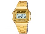 Relógio Masculino Casio Digital - A-168WG-9WDF Dourado