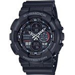 Ficha técnica e caractérísticas do produto Relógio Masculino Casio G Shock Anadigi GA-140-1A1DR - Preto