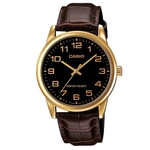Ficha técnica e caractérísticas do produto Relógio Masculino Casio Mtp-v001gl-1budf - Dourado/marrom