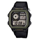 Ficha técnica e caractérísticas do produto Relógio Masculino Digital Casio AE1200WHB1BVDF - Preto
