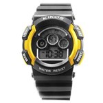 Ficha técnica e caractérísticas do produto Relógio Masculino Digital Kikos RK01 - Preto e Amarelo
