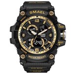 Ficha técnica e caractérísticas do produto Relógio Masculino Militar G-shock Smael Ws1617b Prova Dágua - Dourado