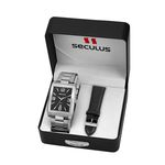 Ficha técnica e caractérísticas do produto Relógio Masculino Seculus 23628G0SVNA1 38mm Aço Prata