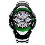 Ficha técnica e caractérísticas do produto Relógio Masculino Skmei Anadigi 0922 Verde