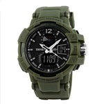 Ficha técnica e caractérísticas do produto Relógio Masculino Skmei Anadigi 1040 Verde