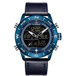 Ficha técnica e caractérísticas do produto Relógio Masculino Social Naviforce 9144 Analógico e Digital - Azul