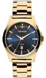 Ficha técnica e caractérísticas do produto Relógio Masculino Technos Classic 2115lan/4a Azul Dourado