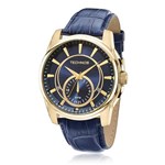 Relógio Masculino Technos Classic Grandtech 6P28AA/2A Couro Azul