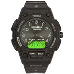 Ficha técnica e caractérísticas do produto Relógio Masculino Timex Analógico Digital Ironman - T5k202wkl/tn - Preto