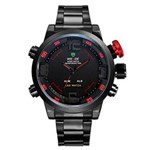 Ficha técnica e caractérísticas do produto Relógio Masculino Weide AnaDigi Casual WH-2309B Vermelho