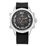 Ficha técnica e caractérísticas do produto Relógio Masculino Weide AnaDigi WH-6306 Preto Prata