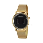Ficha técnica e caractérísticas do produto Relógio Mondaine Feminino Digital LCD 53787LPMVDE1 - Dourado