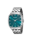 Ficha técnica e caractérísticas do produto Relógio Mondaine Feminino Quadrado Prata Verde 76626l0mvne1