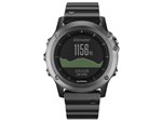 Relógio Monitor Cardíaco Garmin Multiesporte Fenix - 3 Saphira Bundle Resistente à Água