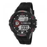 Ficha técnica e caractérísticas do produto Relógio Mormaii Digital Masculino Preto/vermelho Mo5000/8p