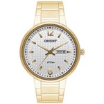 Ficha técnica e caractérísticas do produto Relógio Orient Dourado Masculino MGSS2005 S2KX,
