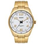 Ficha técnica e caractérísticas do produto Relógio Orient Masculino Classico Dourado MGSS1200-S2KX
