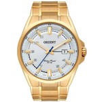 Ficha técnica e caractérísticas do produto Relógio Orient Masculino Dourado e Branco - MGSS1188 S2KX