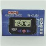 Ficha técnica e caractérísticas do produto Relógio Digital Portátil Car Clock Automotivo Nako Na-613D