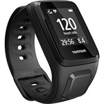 Relógio para Corrida Tomtom Spark Premium Cardio Unissex com Monitor Cardíaco + Leitor Música + GPS - Preto