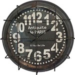 Ficha técnica e caractérísticas do produto Relógio Parede com Grade Antique Paris Oldway