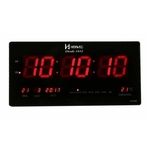 Ficha técnica e caractérísticas do produto Relógio Parede Herweg 6464 034 Digital Termometro Calendario
